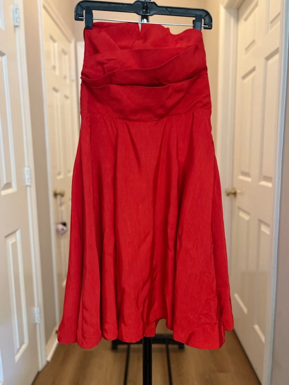 Monsoon Strapless Red Cocktail Dress (Prom, Graduation, Wedding Guest)